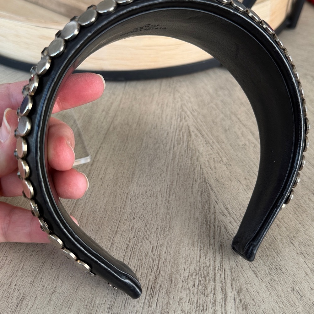 Gucci Leather Beaded Headband - Picture 7 of 9